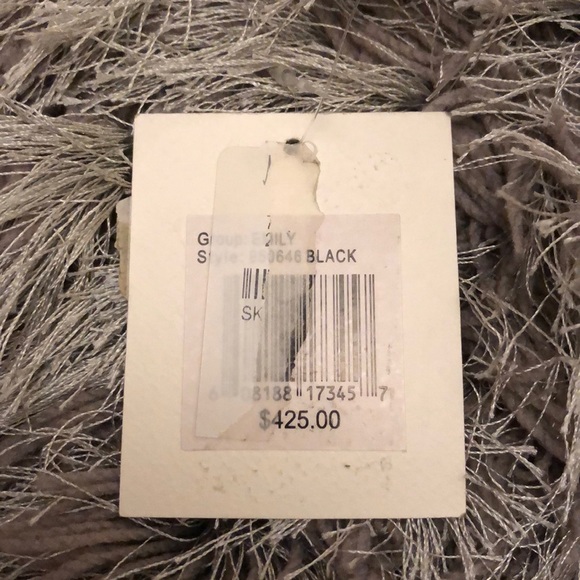 Badgley Mischka Emily Black Leather Handbag - Picture 7 of 8